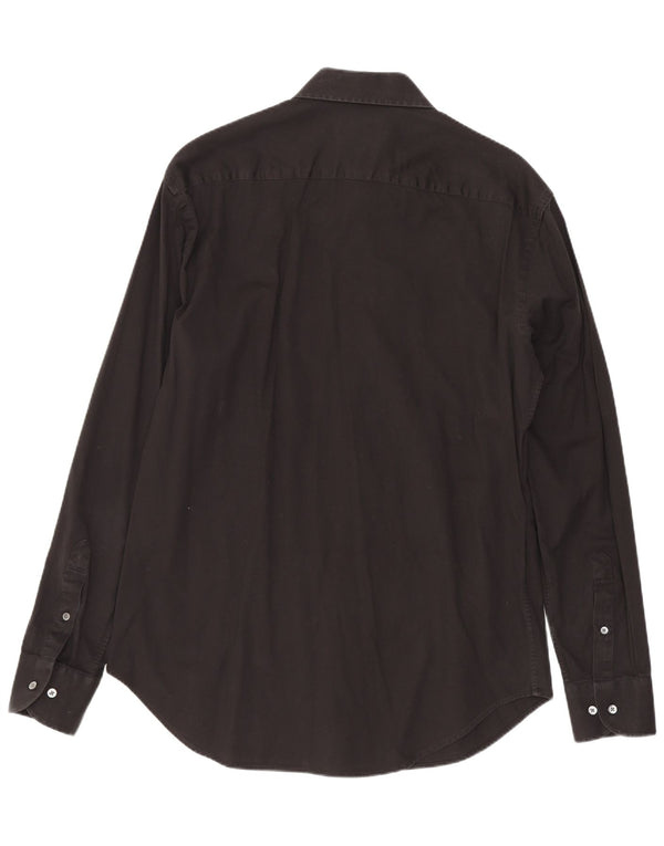 Camicia da uomo Modern Fit Emporio Armani taglia 40 15 3/4 media nera