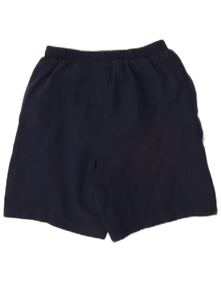 Pantaloncini sportivi grafici da ragazzo Umbro 9-10 anni medio poliestere blu navy