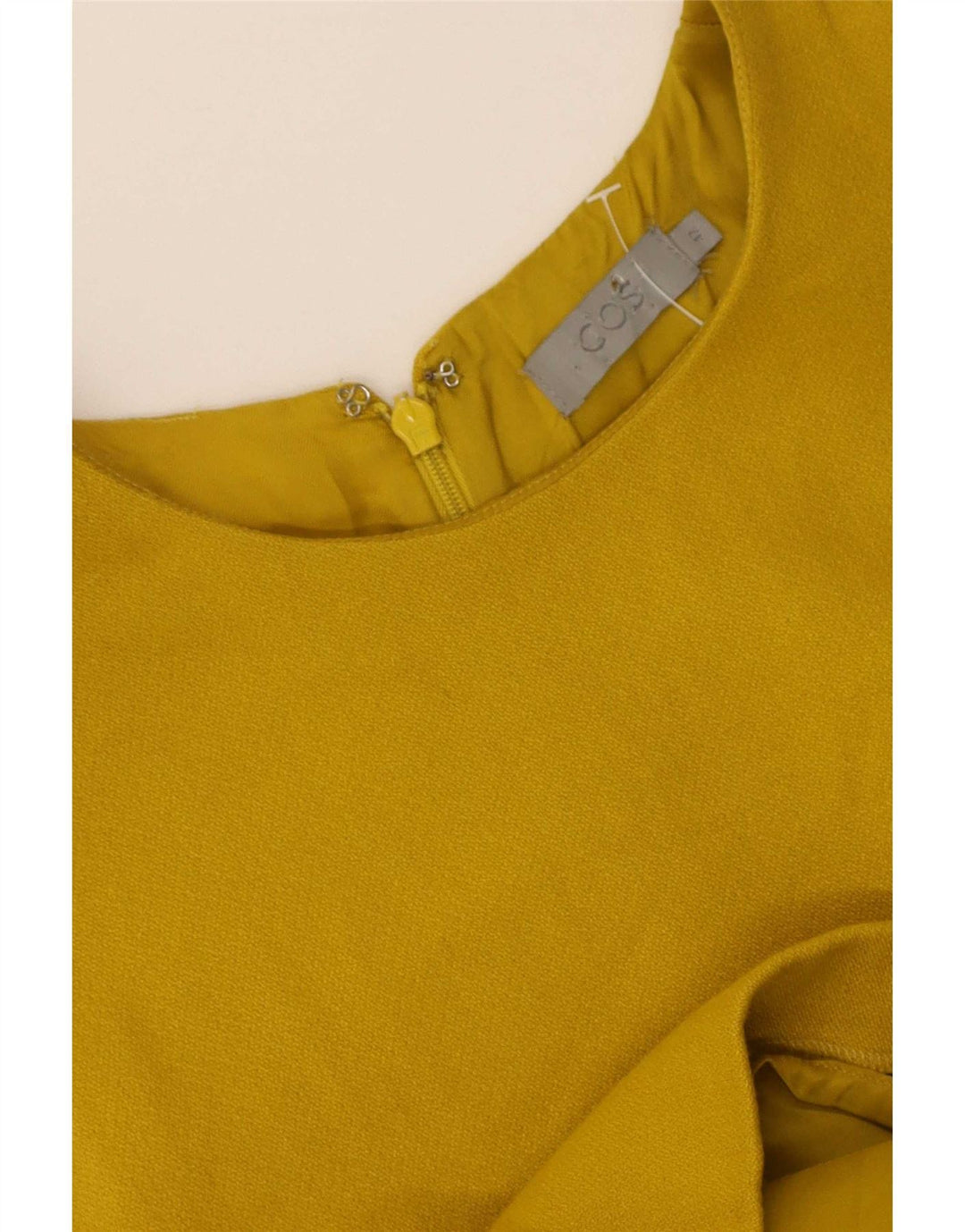 Abito a trapezio senza maniche da donna Cos IT 42 giallo medio