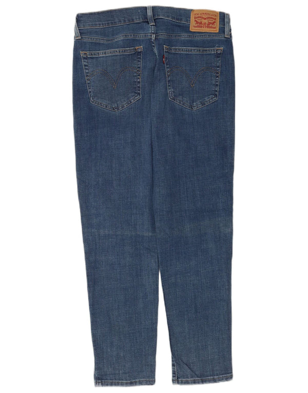 Jeans cropped da donna Levi's Boyfriend W28 L26 cotone blu