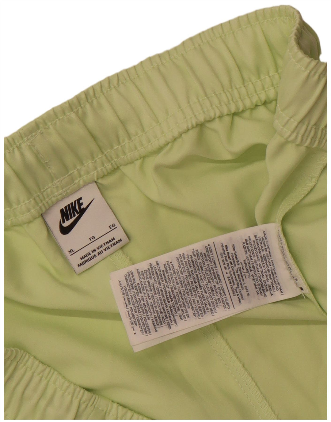 Pantaloncini sportivi da uomo Nike XL verde poliestere