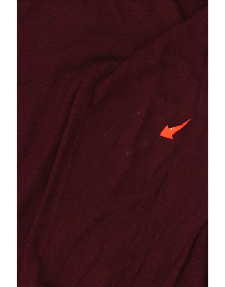 Maglione Zara da donna con scollo a barca UK 14 Viscosa marrone medio medio