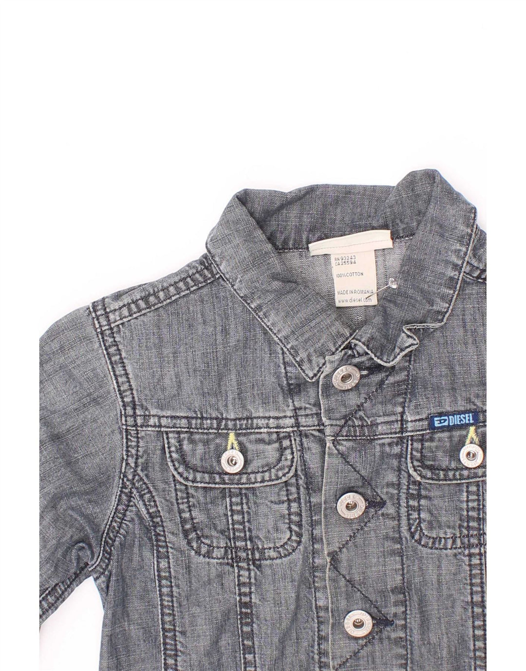 Giacca in denim da bambino Diesel 2-3 anni in cotone blu
