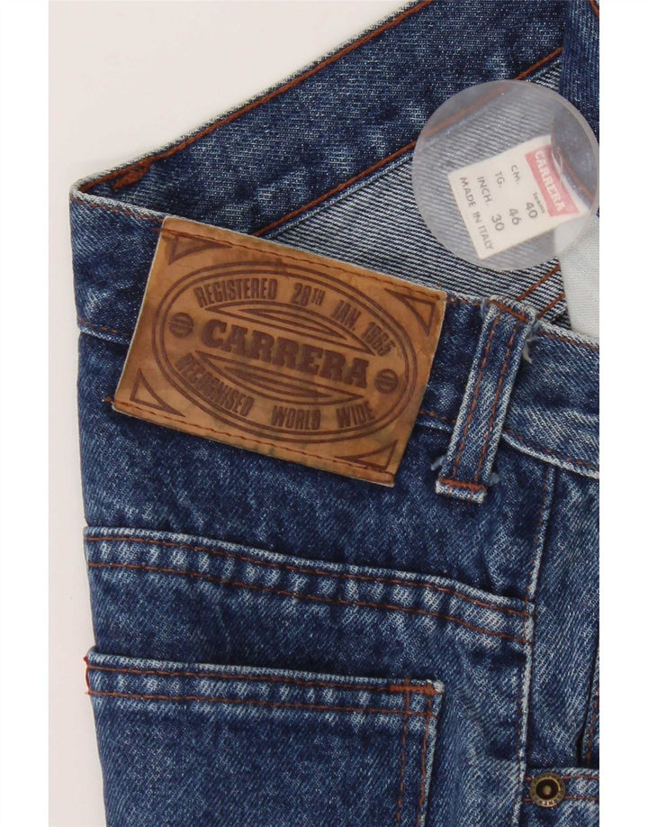 Jeans corti da donna Carrera W30 L25 cotone blu