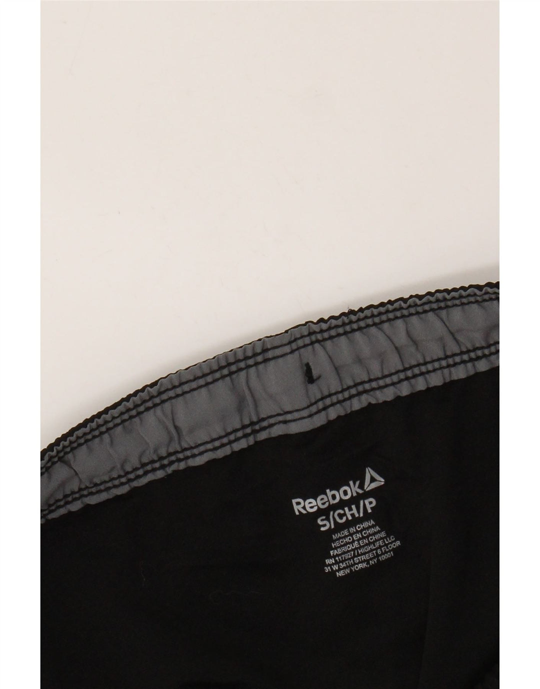 Pantaloncini sportivi grafici da uomo REEBOK Small Black Colourblock