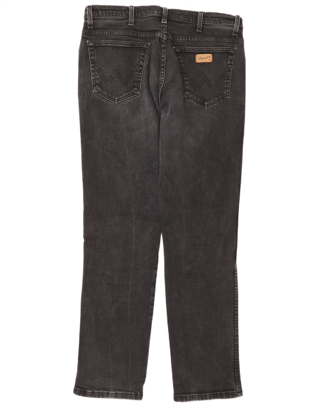 Jeans dritti da uomo Wrangler Texas W36 L32 cotone grigio