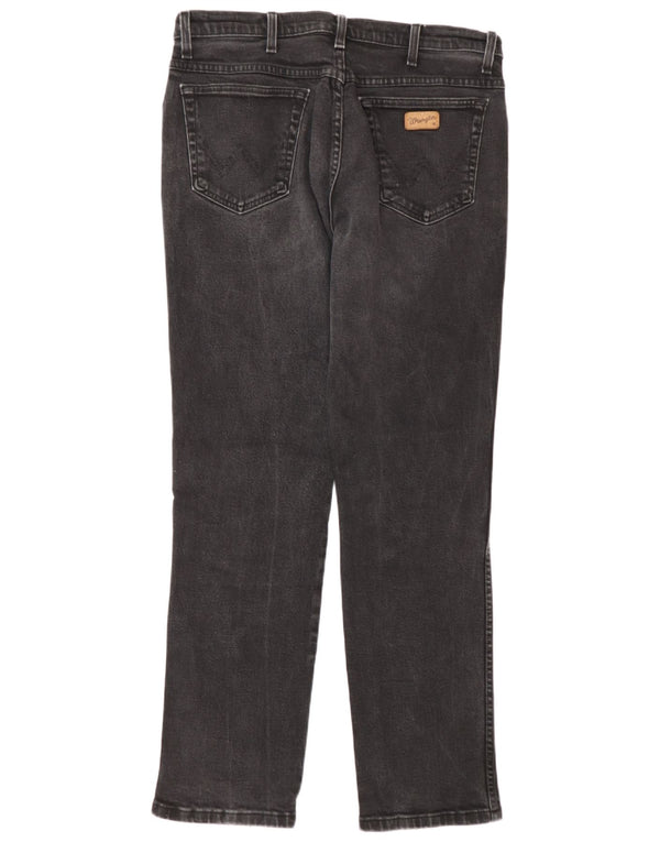 Jeans dritti da uomo Wrangler Texas W36 L32 cotone grigio