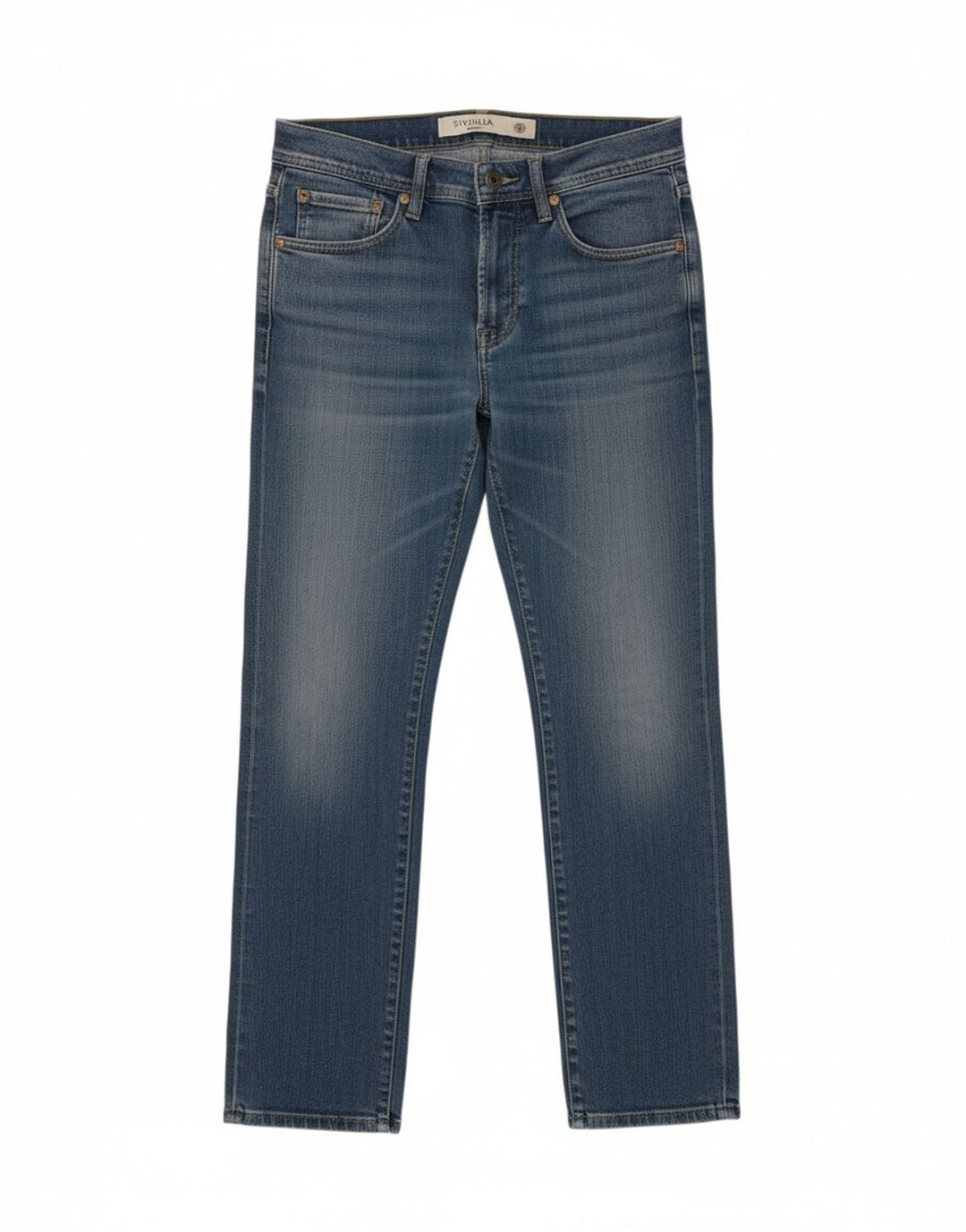 SIVIGLIA Mens Slim Jeans W32 L28 Blue Cotton