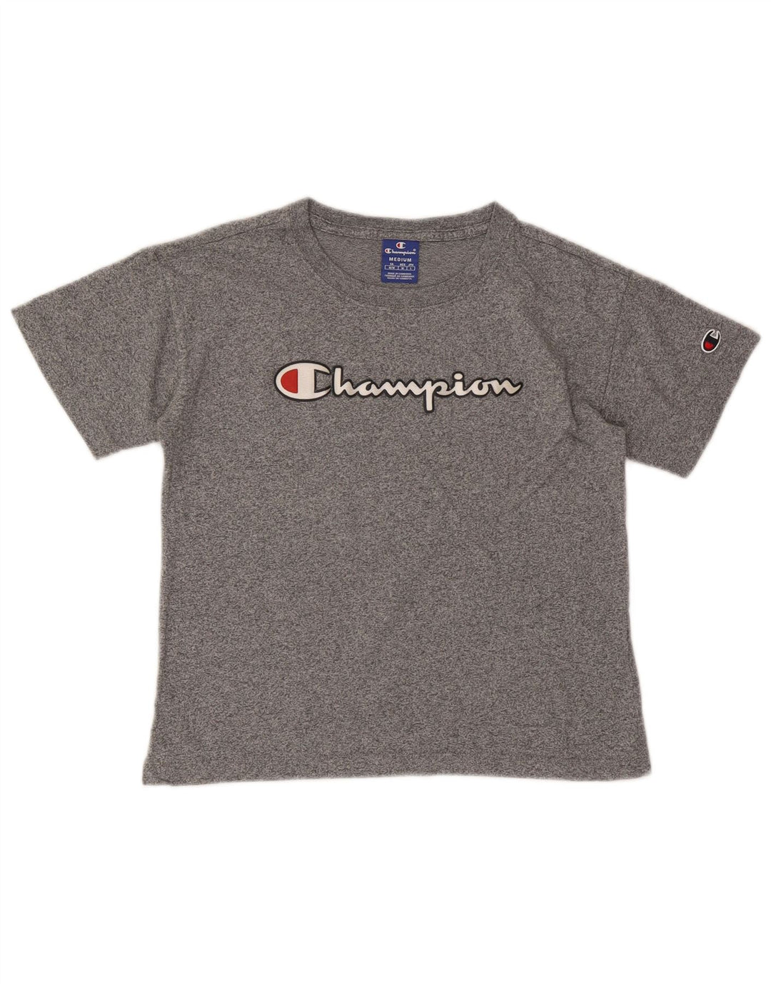 T-shirt grafica da donna Champion Top UK 12 Grigio medio