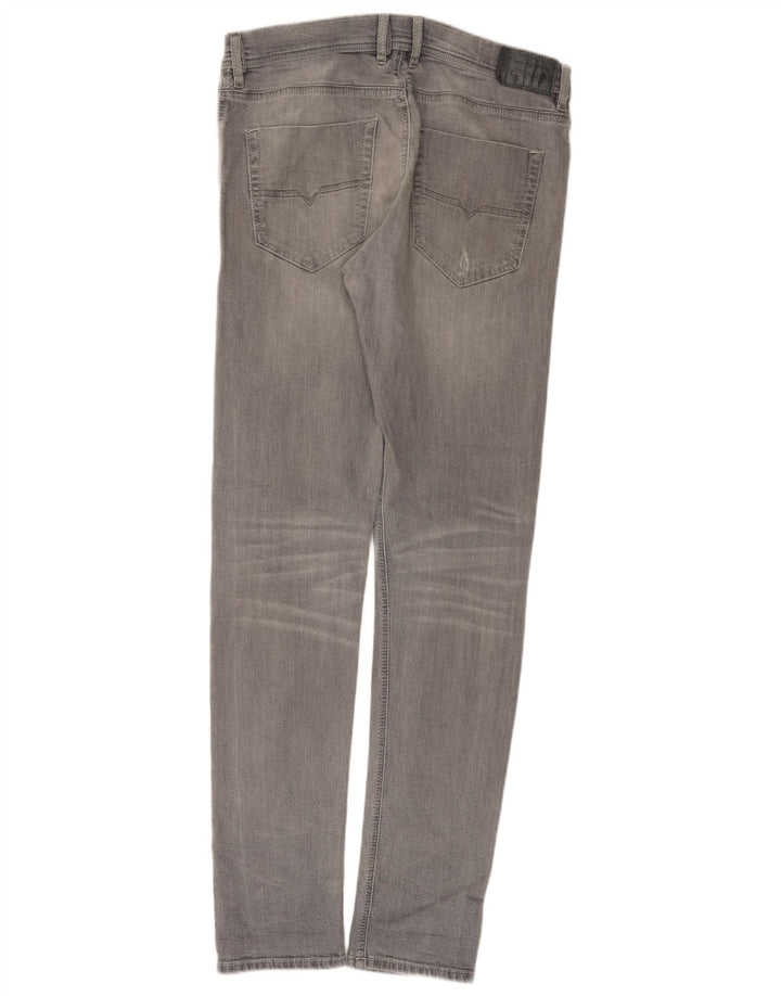 Diesel Uomo Tepphar Carrot Jeans Slim W32 L32 Cotone Grigio