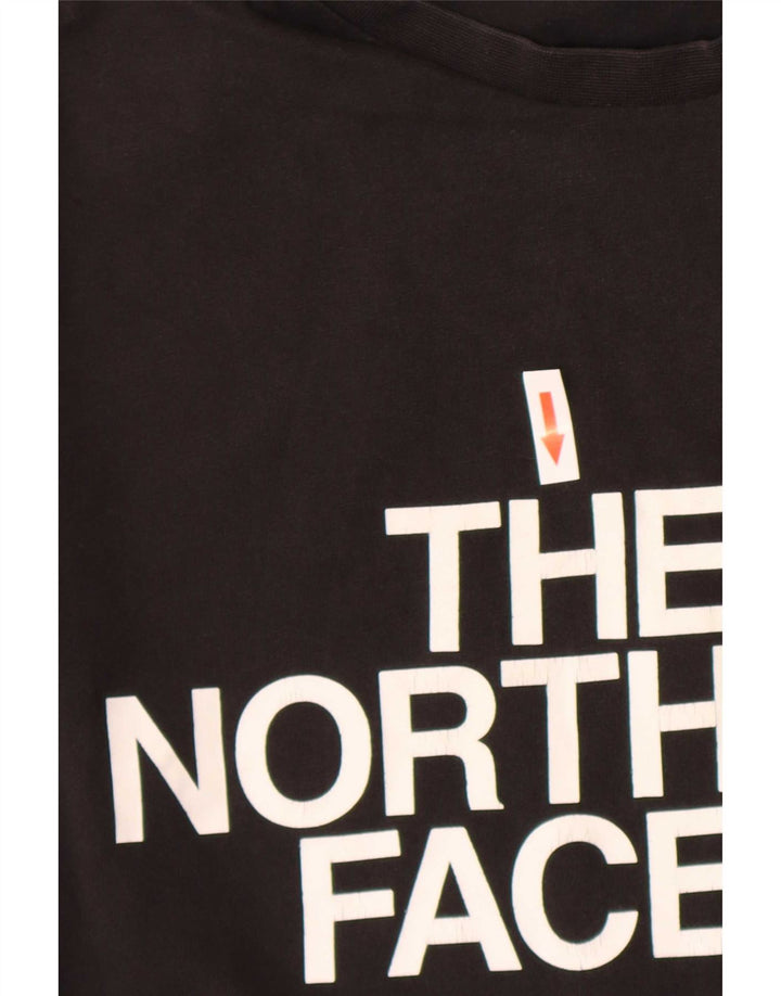 T-shirt grafica da uomo The North Face Top in cotone nero medio