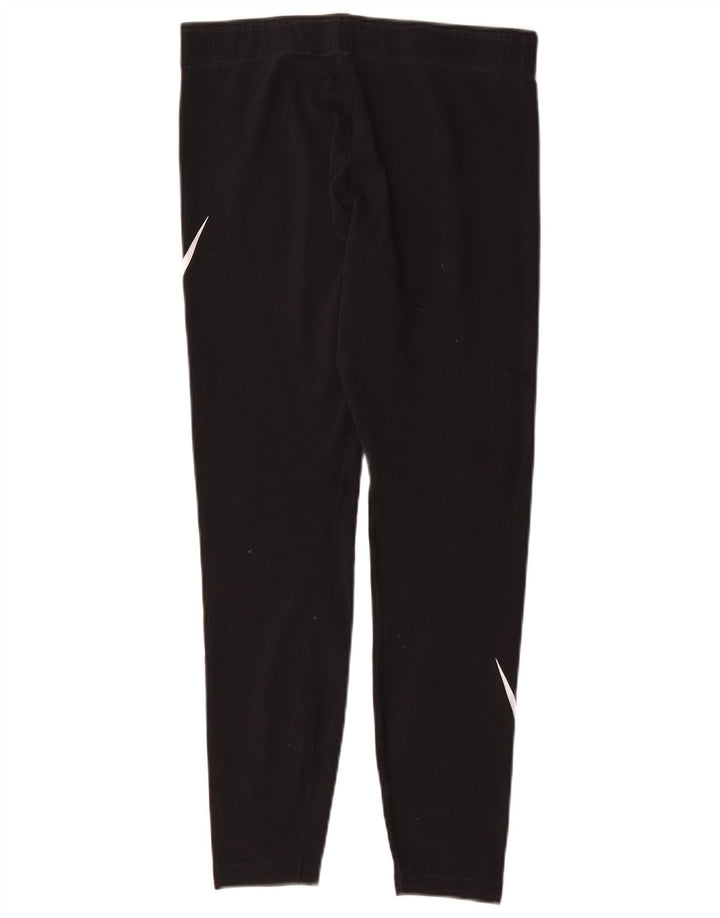 Leggings grafici da donna Nike UK 14 grande poliestere nero