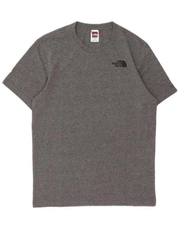 T-shirt grafica da uomo The North Face Top Small in cotone grigio