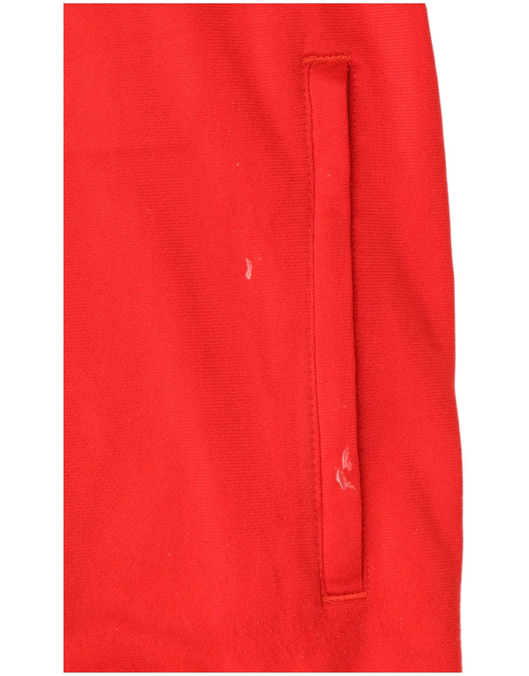 Giacca superiore della tuta da ragazzo ADIDAS 13-14 anni Poliestere color block rosso