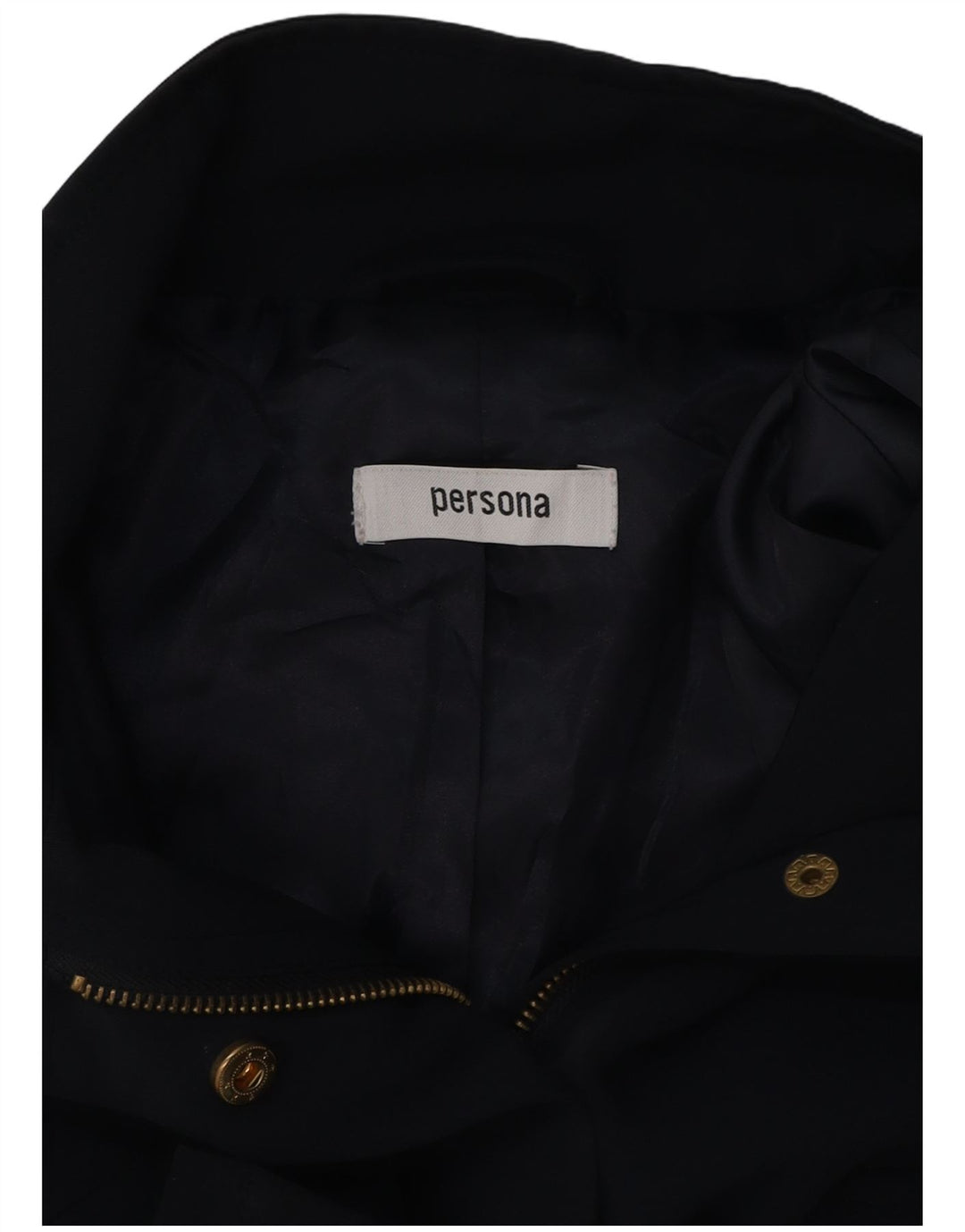 PERSONA Womens Utility Jacket UK 18 XL Navy Blue