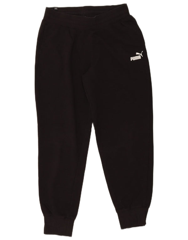 Pantaloni da tuta da donna Puma Joggers UK 14 Medium Black Cotton