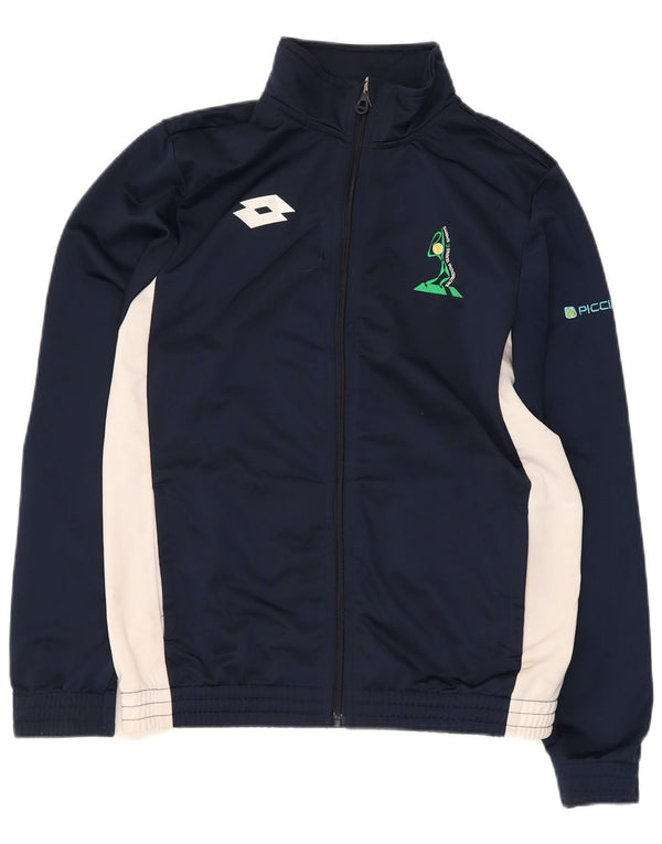 Giacca da tuta da ragazzo Lotto 15-16 anni XL Blu navy Colourblock