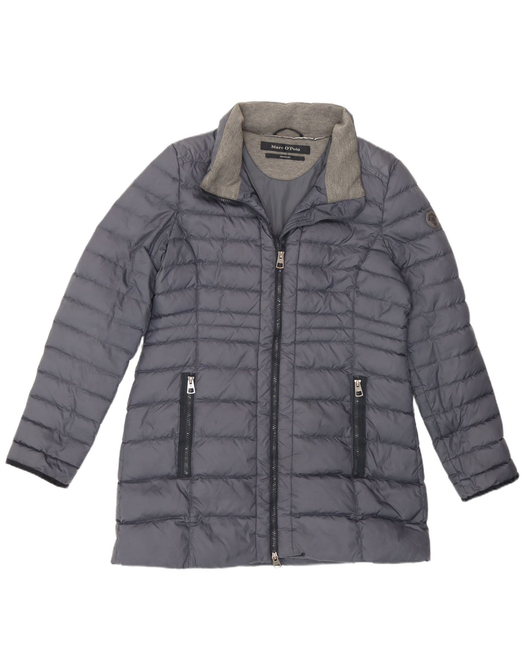 Cappotto Imbottito Donna Marc O'Polo IT 42 Poliammide Grigio Medio