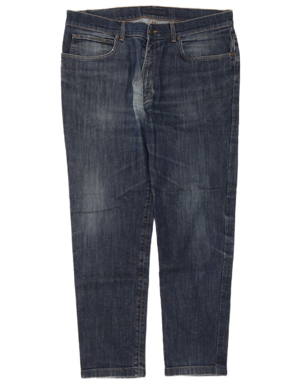 Jeans Trussardi Uomo Tapered W38 L29 Blu Cotone