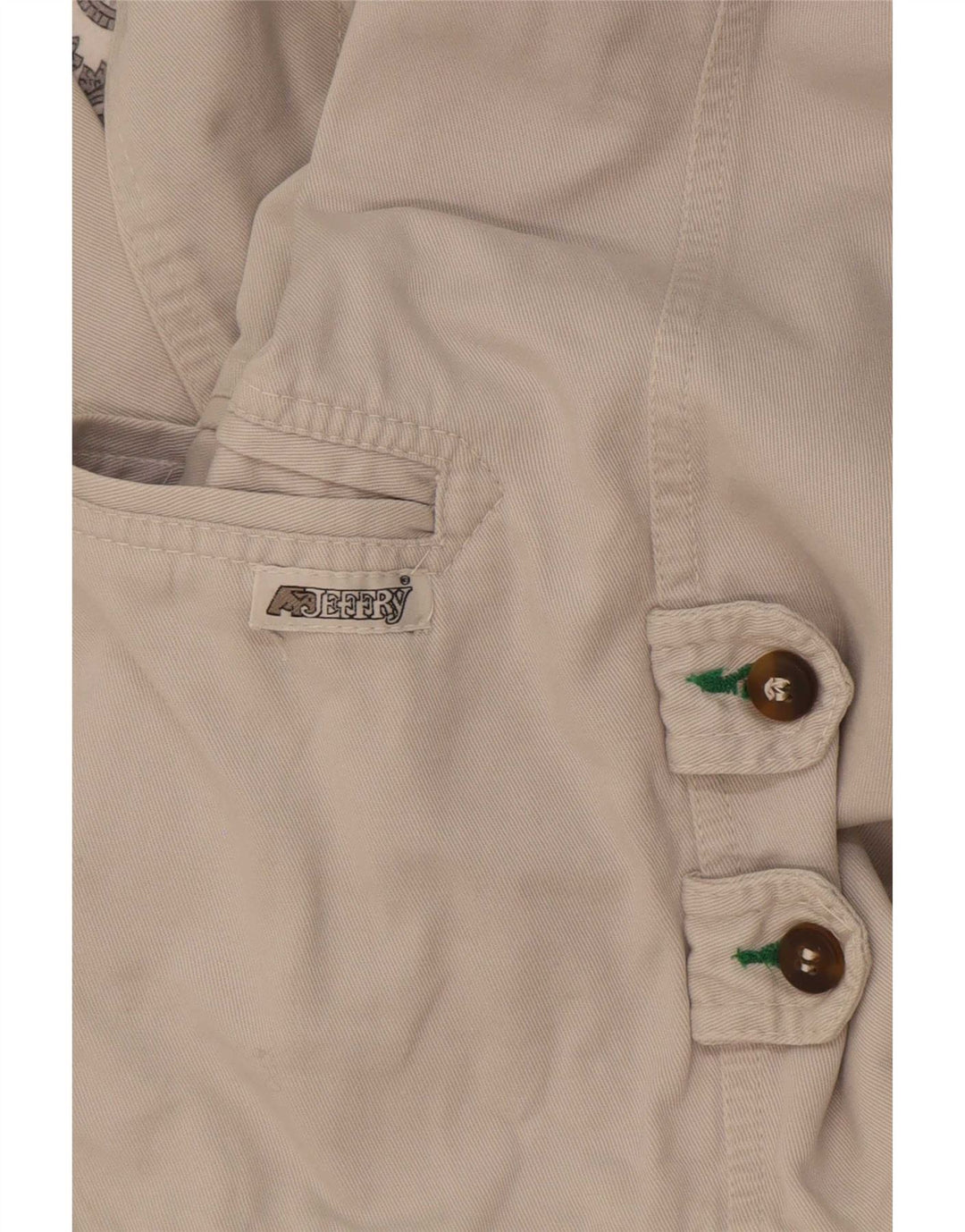 Giacca blazer vintage da uomo a 2 bottoni UK 40 grande bianca
