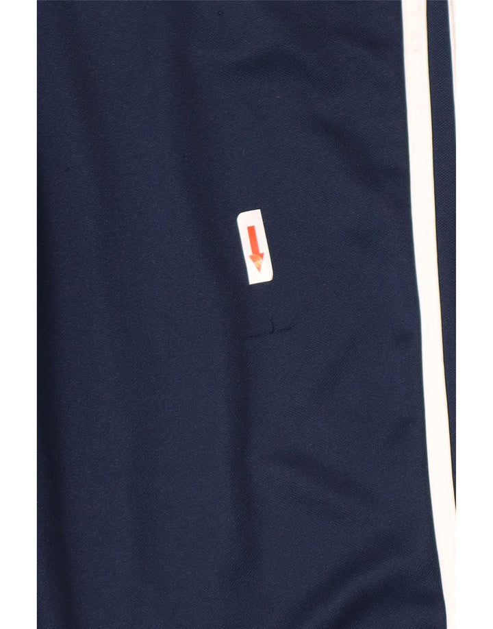 Pantaloni da tuta da uomo Adidas Small in poliestere blu navy