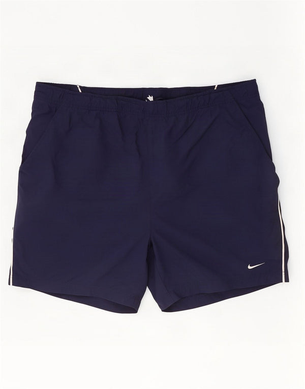 Pantaloncini da nuoto da uomo Nike 2XL poliestere blu navy