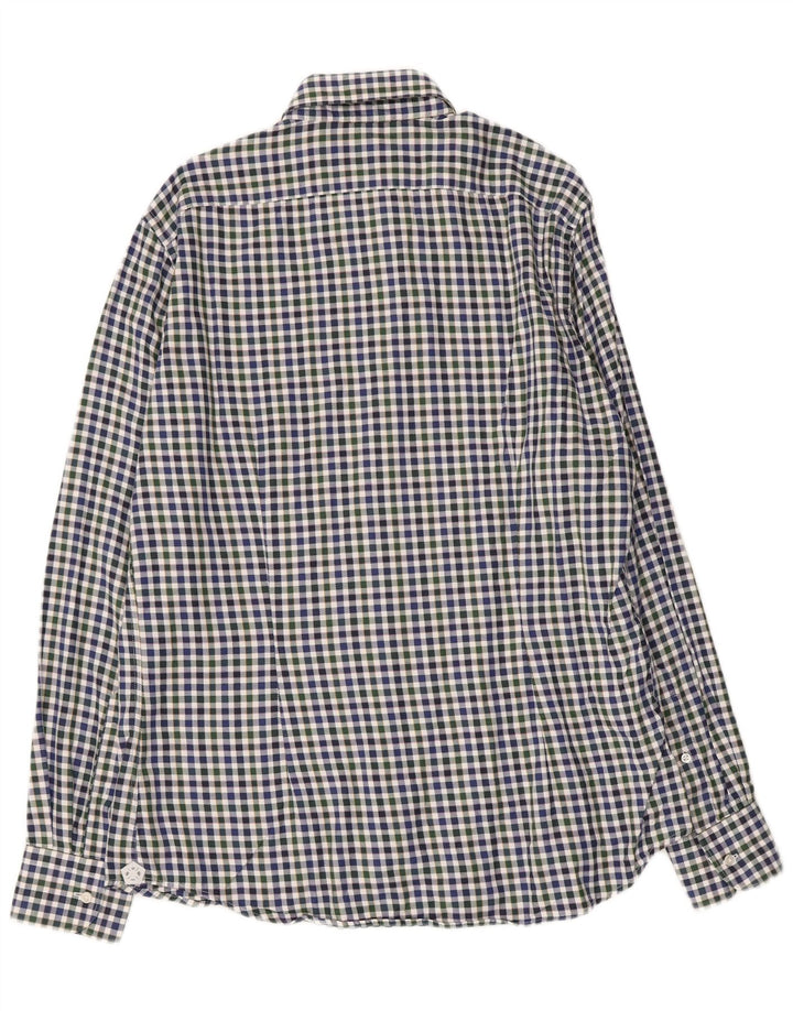 Camicia da uomo in flanella Al Duca D'Aosta taglia 42 16 1/2 grande multicolore