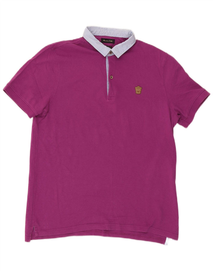 Polo da rugby da uomo Massimo Dutti XL viola