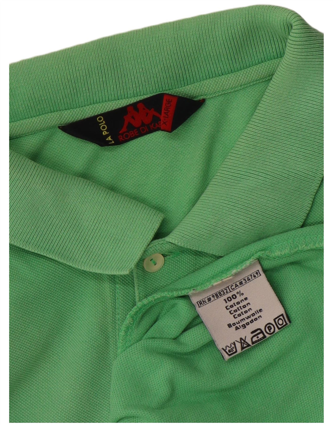 Polo KAPPA Uomo XL Verde Cotone