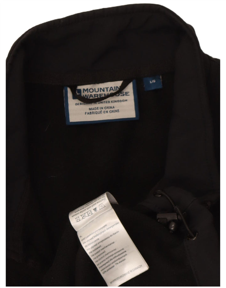 Giacca a vento da uomo Mountain Warehouse UK 40 grande poliestere nero