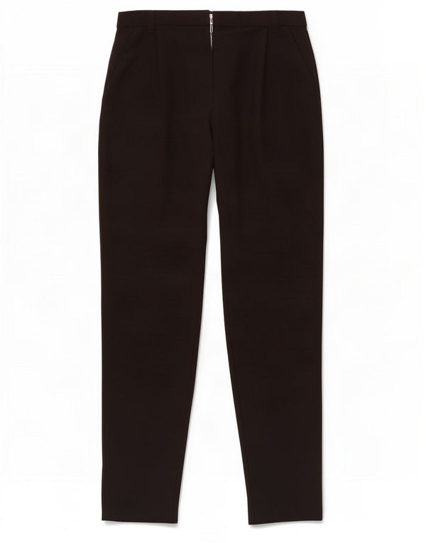 Pantaloni da abito affusolati da donna Topshop UK 8 piccoli W30 L29 poliestere nero