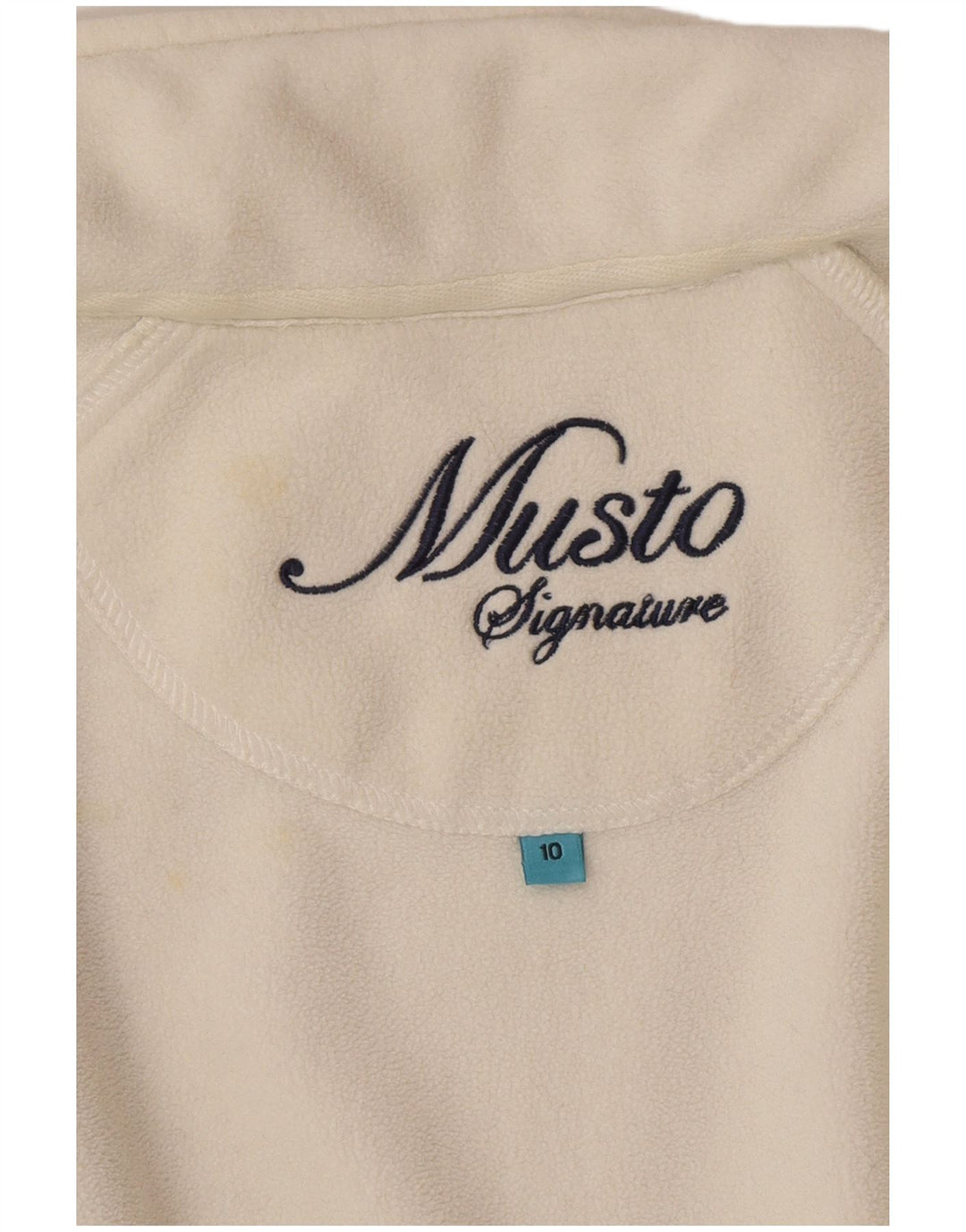 Giacca in pile da donna Musto UK 10 Small Poliestere bianco