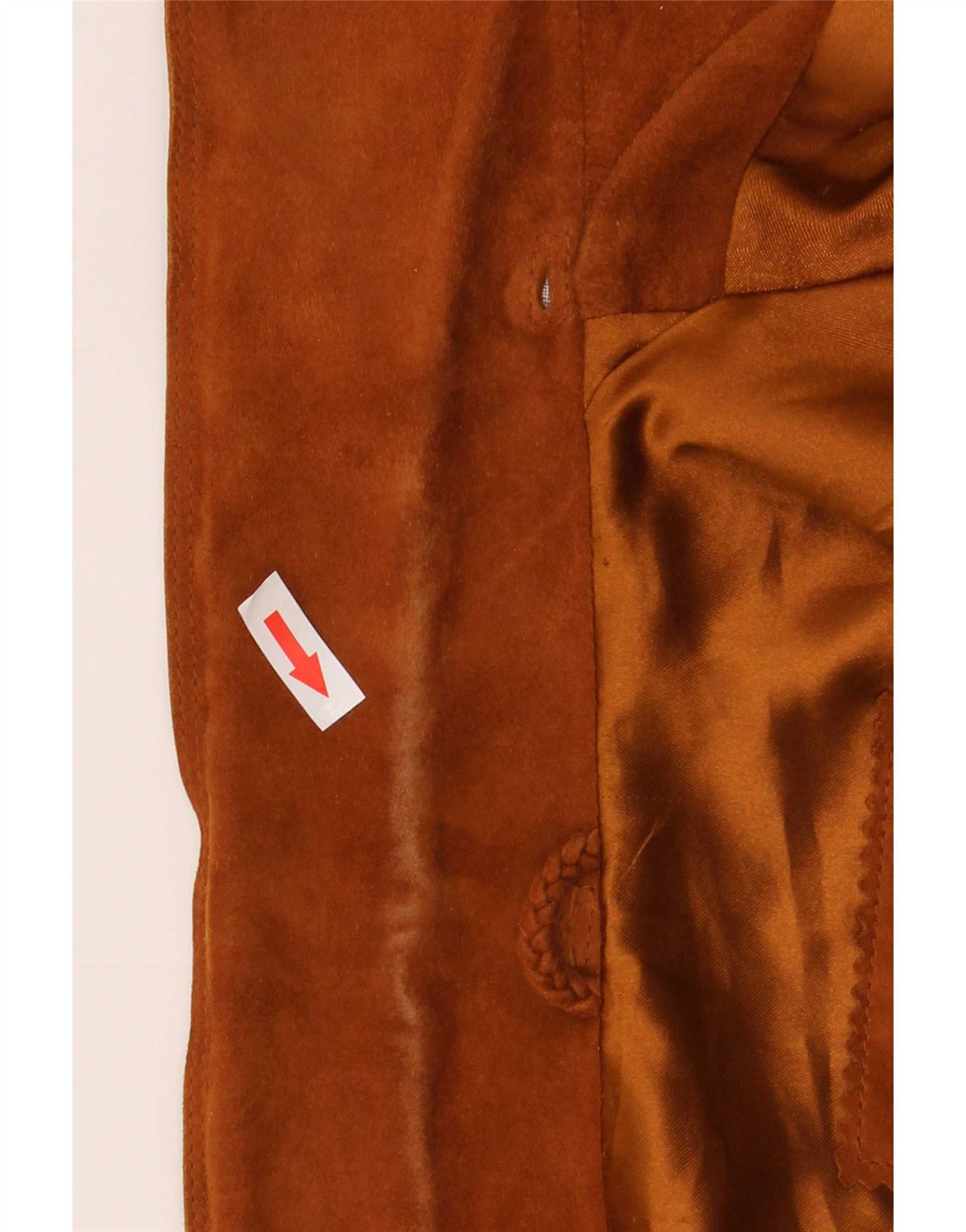 Giacca Pelle Scamosciata Donna Gallotti IT 44 Pelle Marrone Medio