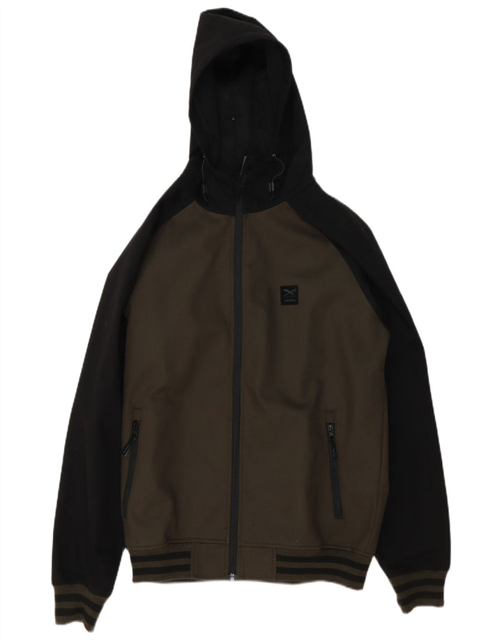 Giubbotto bomber da uomo Iriedaily UK 38 Poliestere color block medio kaki