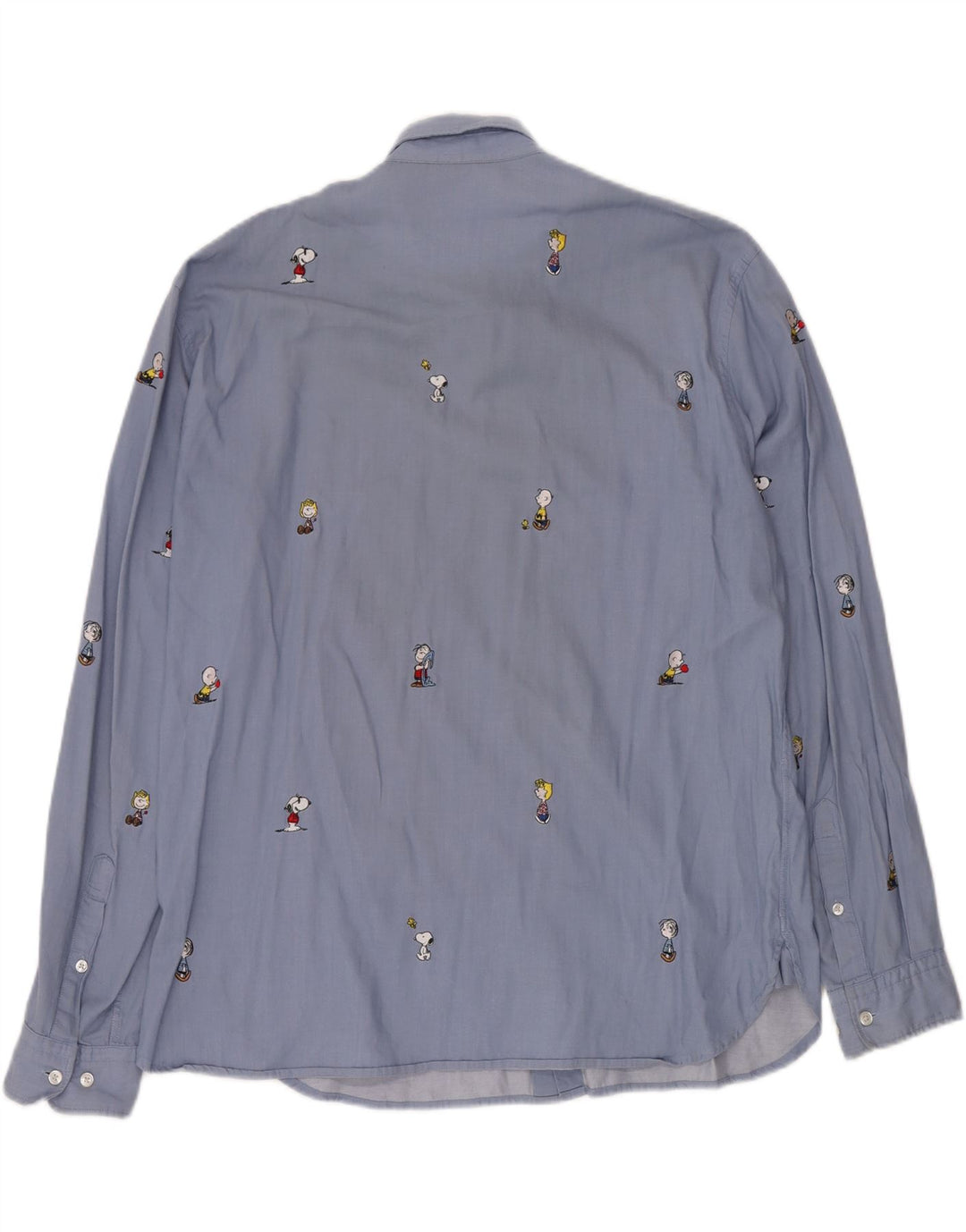 Camicia da uomo Peanuts HUGO BOSS XL in cotone blu