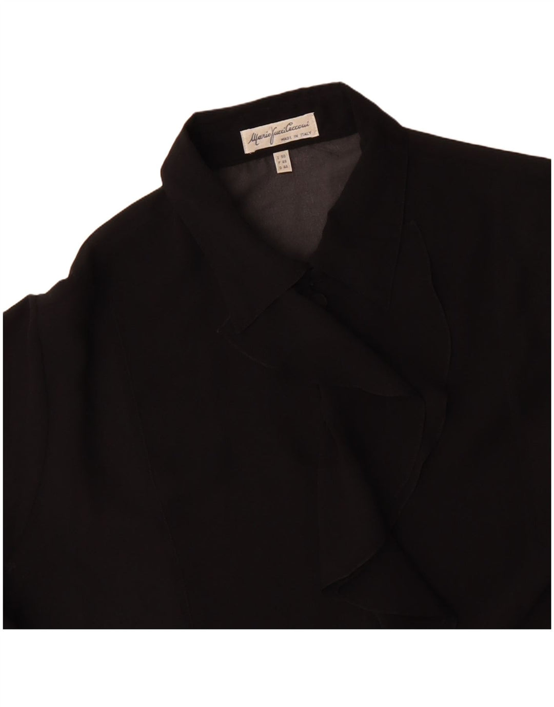 Camicia a maniche lunghe da donna Mario Pucci Cecconi IT 50 XL Nera