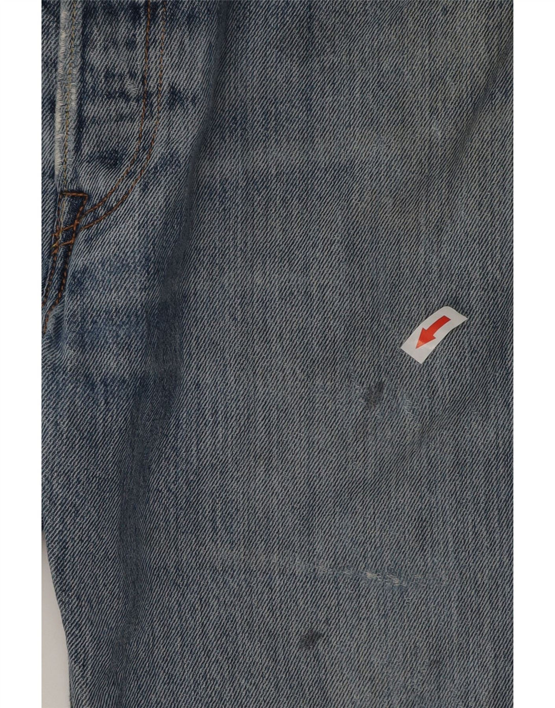 Levi's Uomo 501 Pantaloncini di jeans invecchiati W32 Cotone blu medio