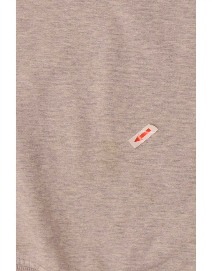 Felpa grafica da donna G-Star Jumper UK 14 Cotone screziato grigio medio
