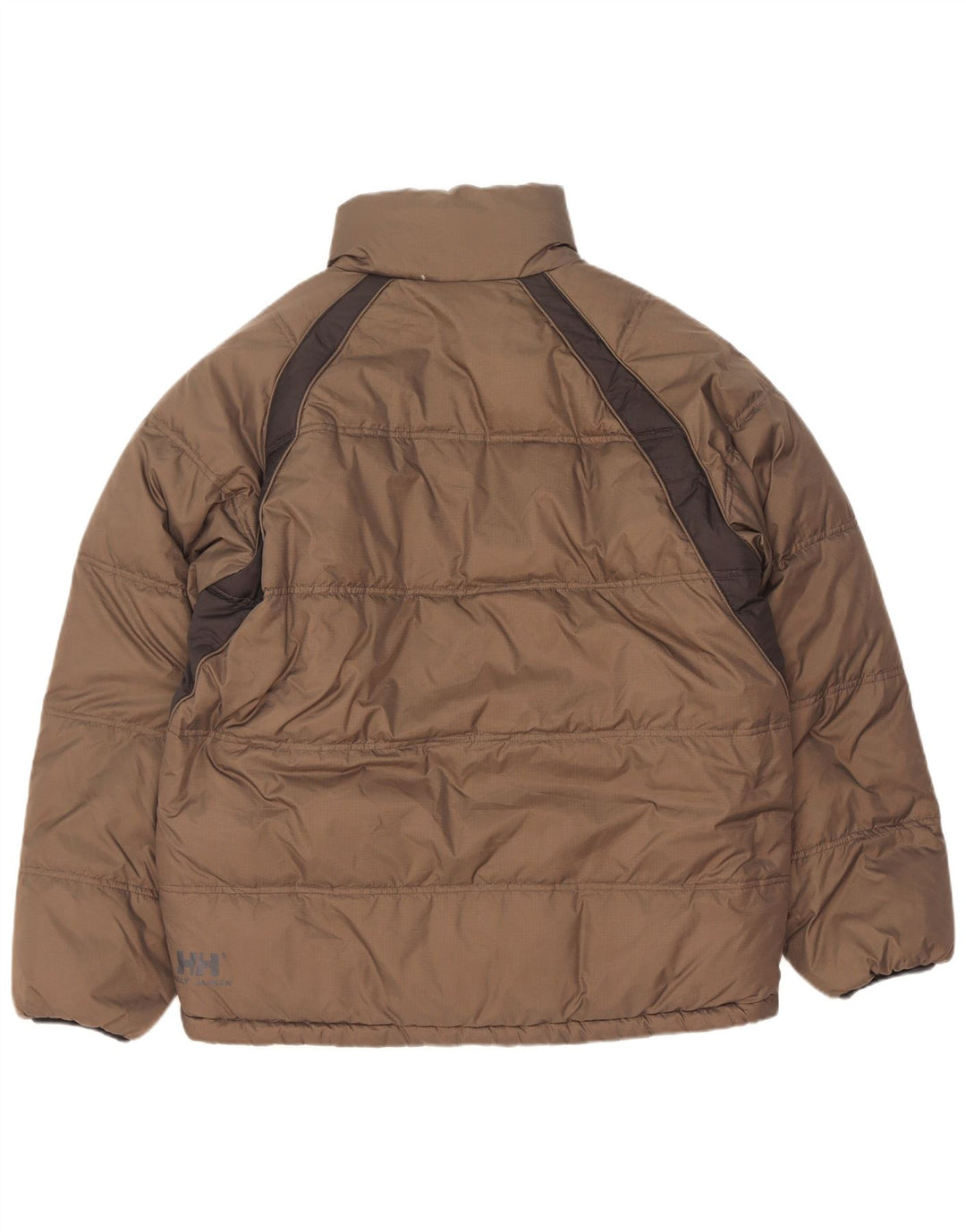 Giacca imbottita reversibile da uomo Helly Hansen UK 38 Nylon marrone medio