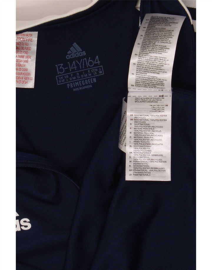 Maglietta ADIDAS da ragazzo Aeroready Graphic Pullover 13-14 anni Blu navy