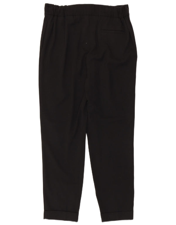 Pantaloni casual dritti da donna Marks & Spencer UK 14 Large W32 L29 neri