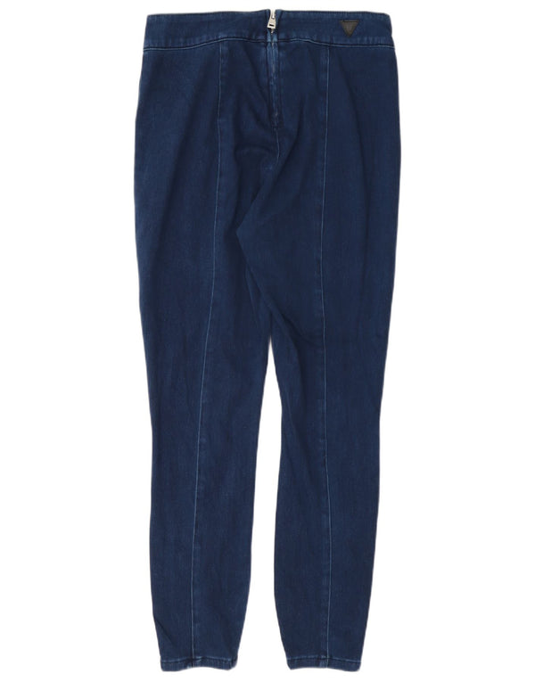 Guess Jeans Cropped Jegging da Donna a Vita Alta W31 L26 Cotone Blu Navy