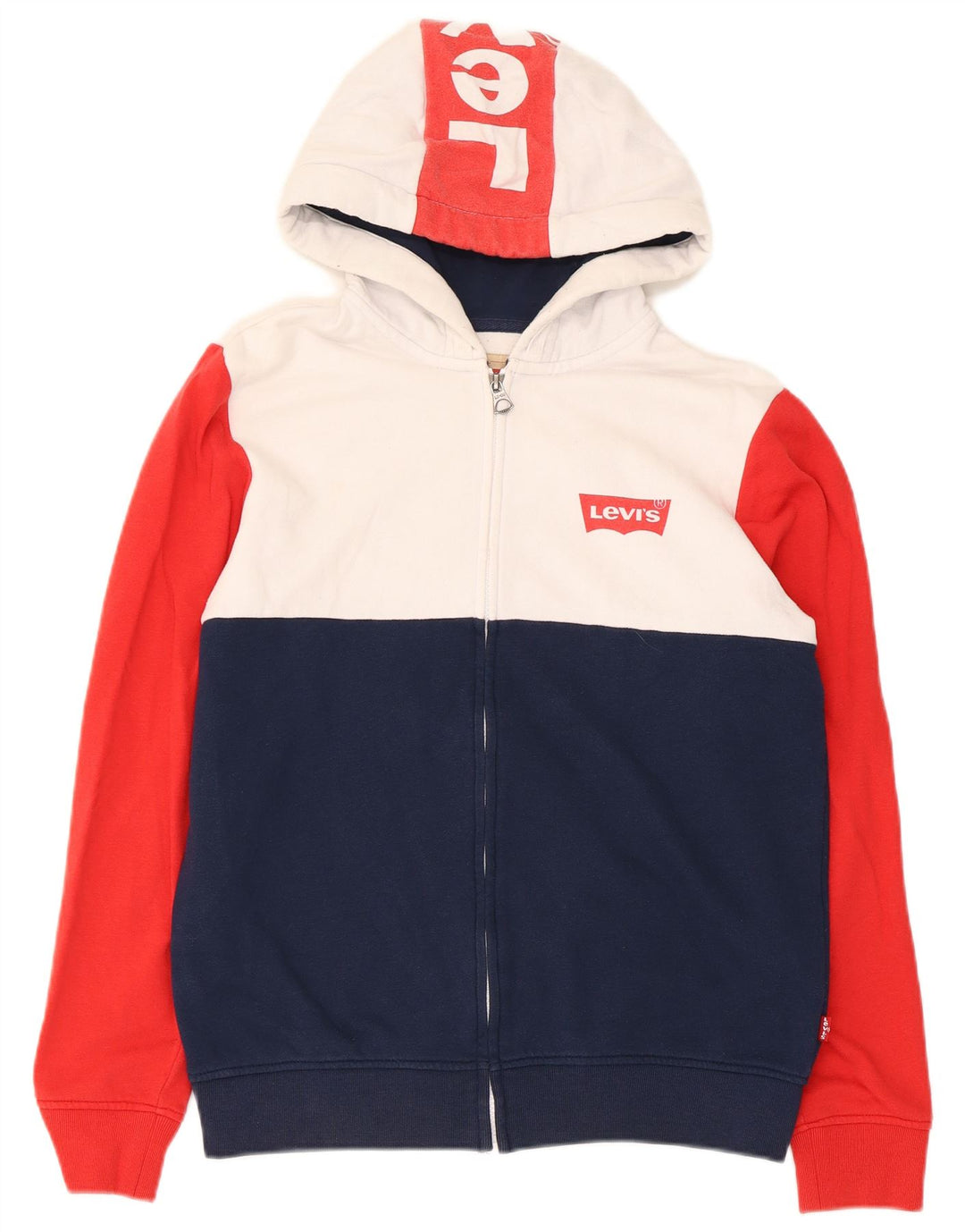 Maglione con cappuccio e zip per ragazzi Levi's 15-16 anni multicolore