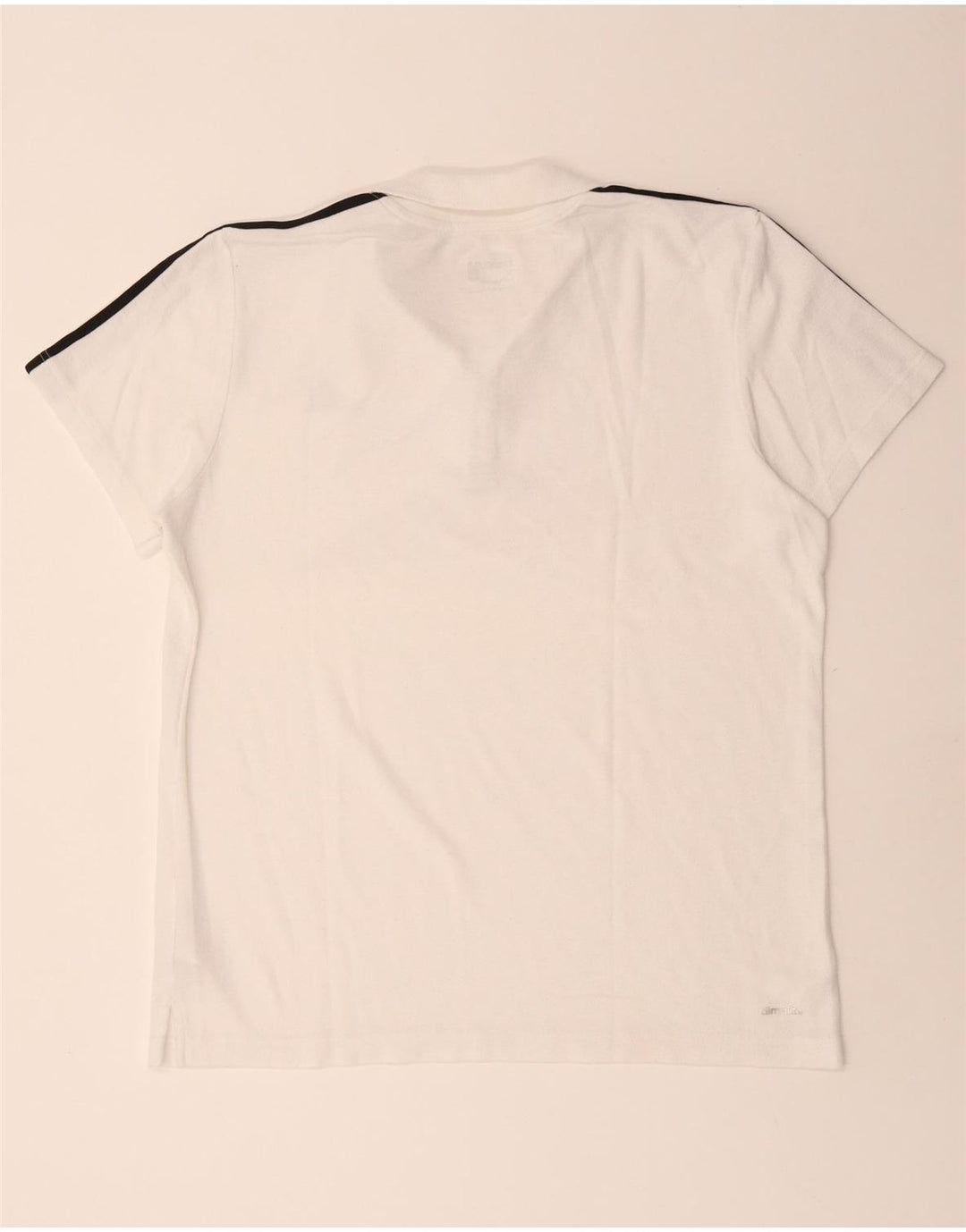 Polo Adidas Climalite da uomo XL in poliestere bianco