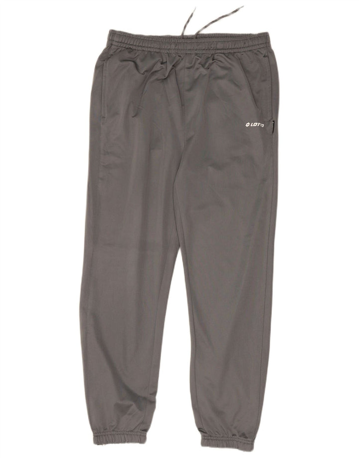 LOTTO Mens Tracksuit Trousers Joggers XL  Grey Polyester