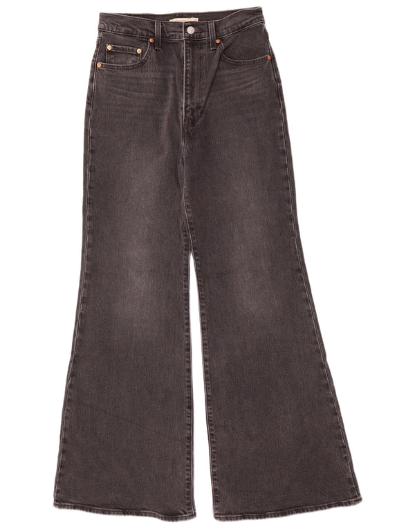 Levi's Jeans da donna a gamba larga a vita alta con campana toracica W29 L32 in cotone grigio