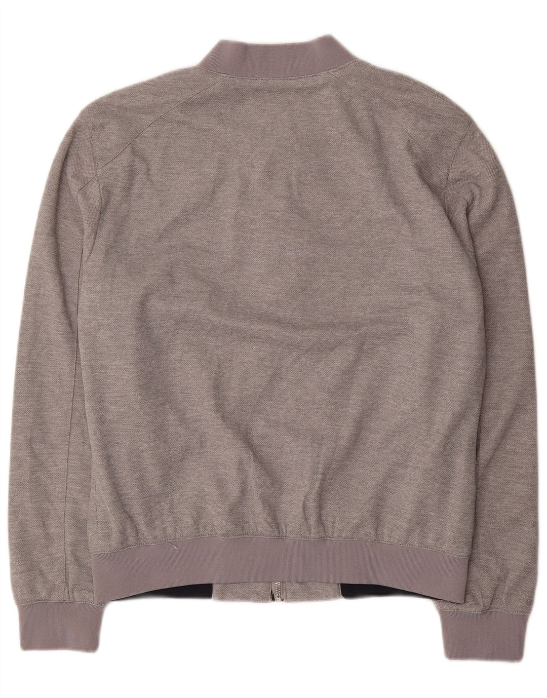 Giubbotto bomber da uomo Zara UK 40 grande poliestere grigio