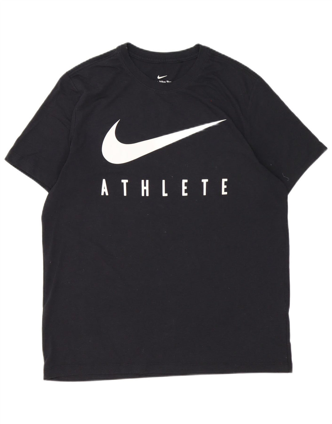 T-shirt grafica Nike Dri Fit da uomo, grande, in poliestere nero