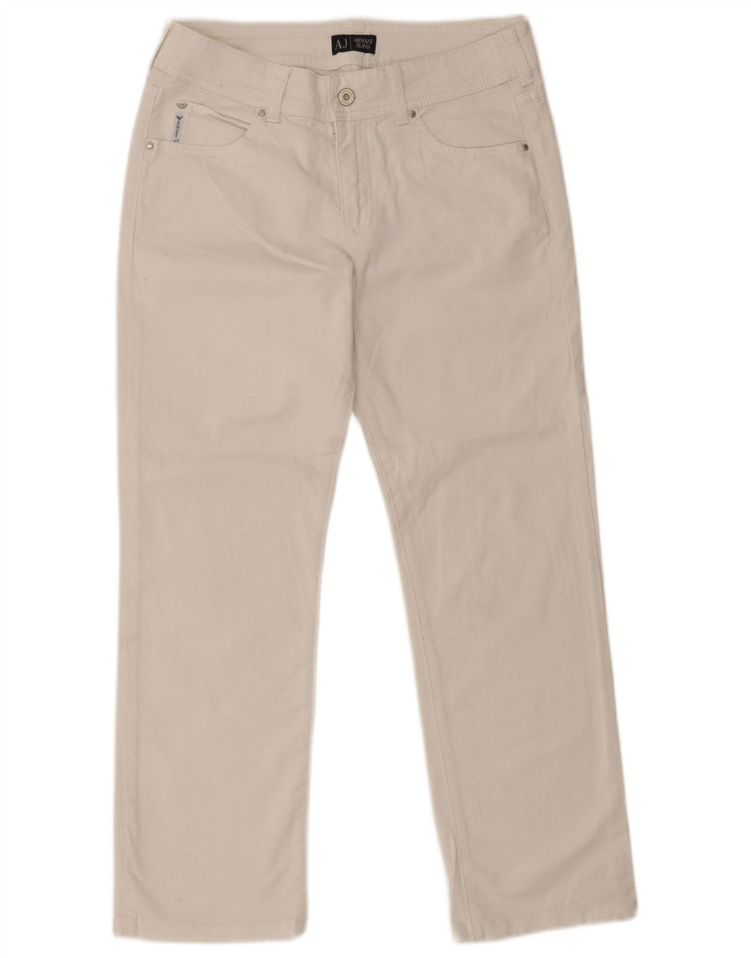 Jeans dritti da donna Armani Jeans W29 L27 bianchi