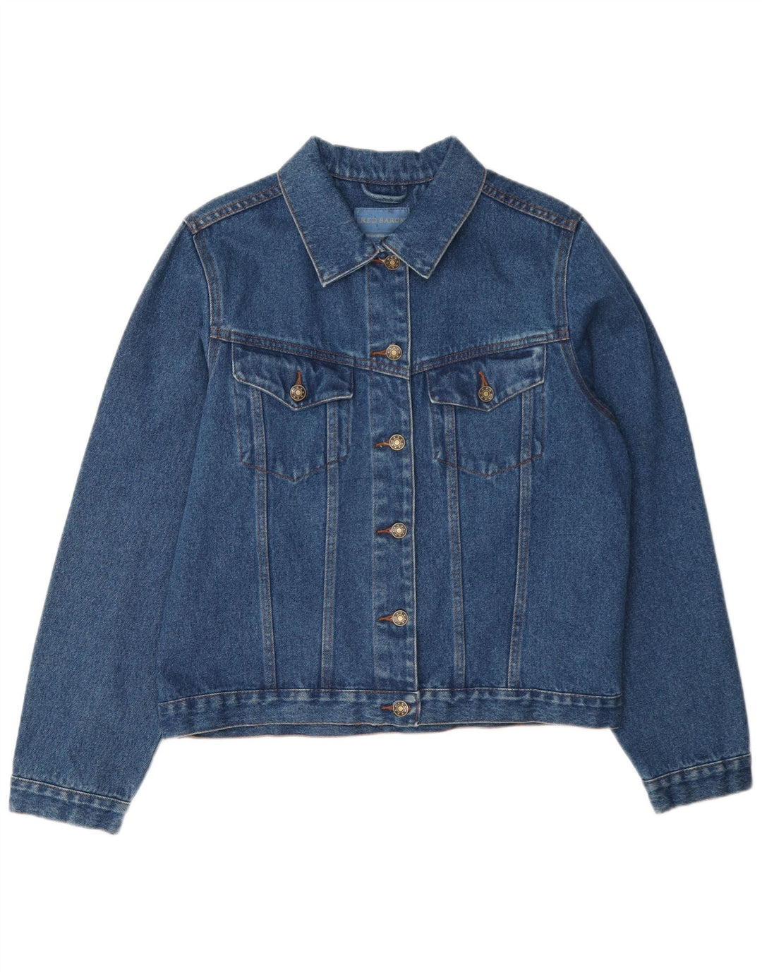 Giacca di jeans da donna Red Baron UK 16 grande cotone blu